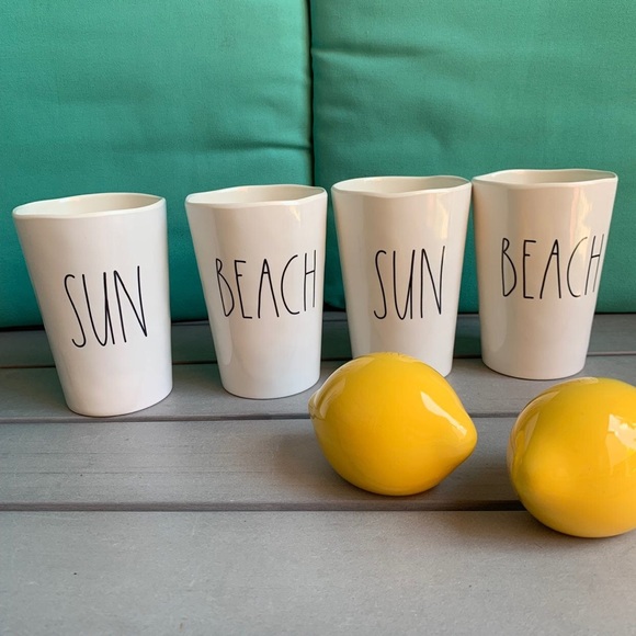 Rae Dunn Accessories - RAE DUNN melamine SUMMER TUMBLER SET